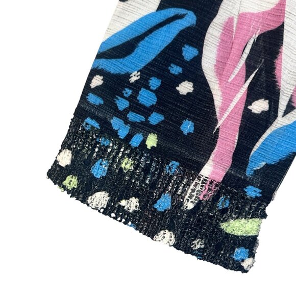 Jess & Jane Multicolor Abstract Art To Wear Tunic Top Size L USA Lagenlook - Picture 4 of 10